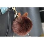 Pompom rabbit sleutelhanger, Verzenden, Nieuw