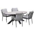 Garden Impressions Stevie tuinset 5-delig taupe - Tulli, Verzenden, Nieuw