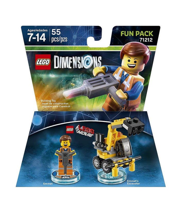 LEGO Dimensions 71212 Fun Pack (Emmet + Emmets Excavator) (, Spelcomputers en Games, Spelcomputers | Overige Accessoires, Nieuw
