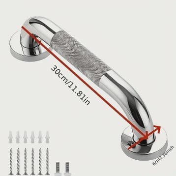 RVS Badkamer Handgreep - Stevig en Duurzaam Veiligheidsonder, Verzenden, Nieuw