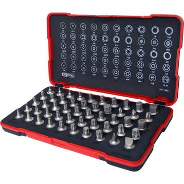 KS Tools 1/4 extra korte bit-dopsleutelset 50-delig, Auto diversen, Verzenden, Nieuw