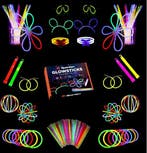 2dekans | Sparklyn XXL Glow in the Dark Stick Set - 380st, Ophalen of Verzenden, Zo goed als nieuw