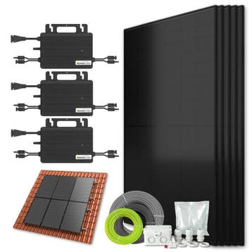 Zonnepanelen Pakket Schuindak 2.2 kW 5x 430Wp Micro-omv., Ophalen of Verzenden, Nieuw