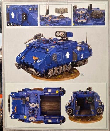 Warhammer 40.000 Space Marines Primaris Impulsor (Warhammer, Hobby en Vrije tijd, Wargaming, Ophalen of Verzenden, Nieuw