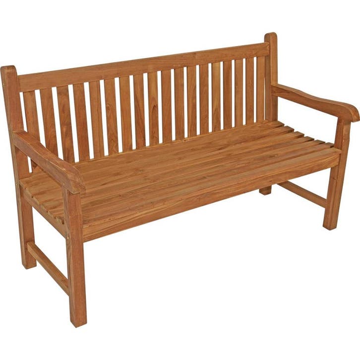 Teakhouten tuinbank 3 persoons 150 cm, Tuin en Terras, Tuinbanken, Nieuw, Teakhout, Ophalen of Verzenden
