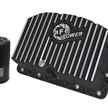 aFe Pro Series Engine Oil Pan Black w/Machined Fins; 11-16, Ophalen of Verzenden, Nieuw