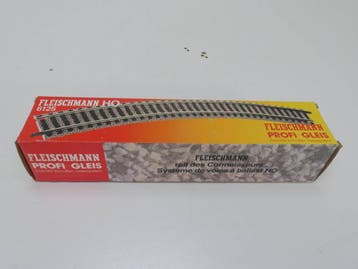 Schaal H0 Fleischmann 6125 Profi-gleis rails bocht 10 st...., Gebruikt, Gelijkstroom, Fleischmann, Rails