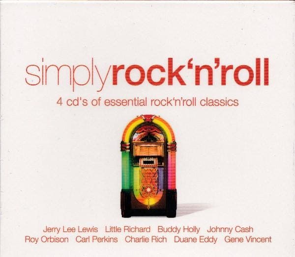 cd box - Various - Simply Rock n Roll (4 CDs Of Essent..., Cd's en Dvd's, Cd's | Pop, Zo goed als nieuw, Verzenden
