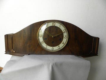 Pendule met Westminster - Hout, Glas, Koper - 1960-1970