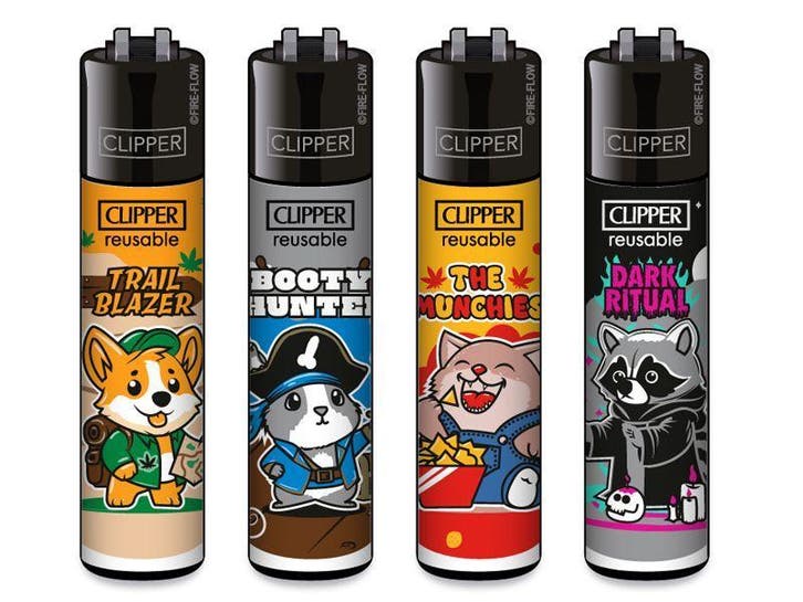 Clipper aansteker - Tripp Buddies - CP11 (4 stuks), Verzamelen, Rookartikelen, Aanstekers en Luciferdoosjes, Nieuw, Verzenden