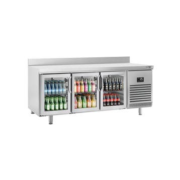 GGM Gastro | Koelwerkbank PREMIUM PLUS - 1960x600mm - met 3, Verzenden, Nieuw in verpakking, RVS Meubilair