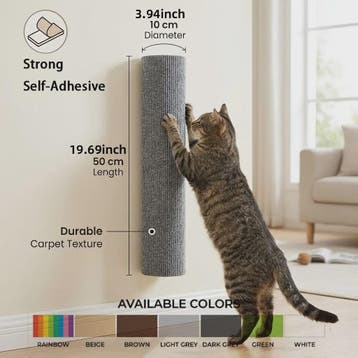 Krabpaal voor Katten met Hoge Kleefkracht - Beschermt Meubel, Verzenden, Nieuw