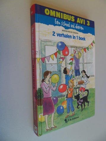 Een school vol dieren Omnibus - Marion van de Coolwijk, Verzenden, Zo goed als nieuw, Marion van de Coolwijk