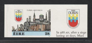 Ierland 1988 - Ierland 642 U ** ongeperforeerd, slechts 4, Gestempeld