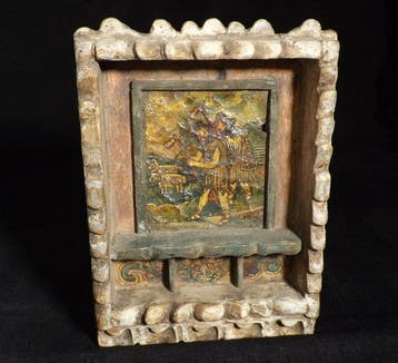 Altaar - Canvas, Naaldhout - 1750-1800 - Alpine Folk Art
