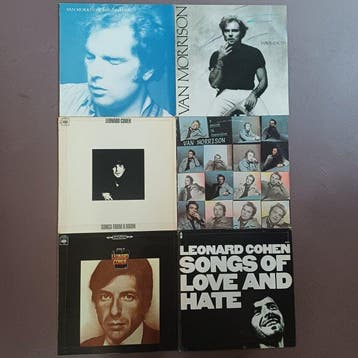 Leonard Cohen, Van Morrison - 6 x great albums - LP albums, Nieuw in verpakking