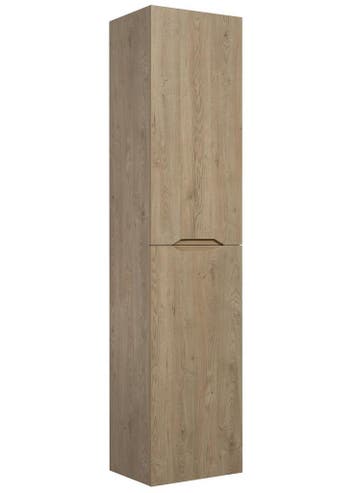 Badkamerkast Cairo 170 cm Kastanje Eiken Kolomkast, Verzenden, Nieuw, Wastafelkast