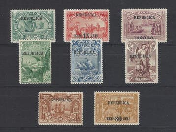 Portugal 1911/1912 - De complete Vasco da Gama-serie -, Gestempeld