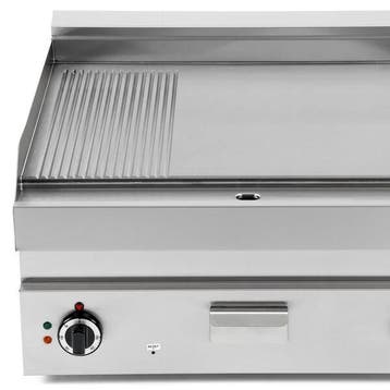 Unni-cooking Horeca Bakplaat | Glad/gegroefd | 400v | 700x65, Ophalen of Verzenden, Nieuw in verpakking