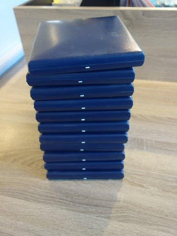 Nederland. Accessoires 11x muntcassettes voor de 19 zilveren