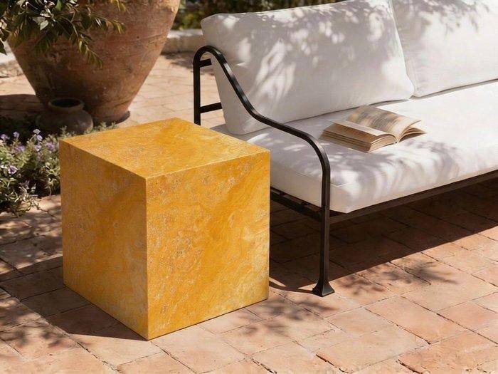 Formaminima - Salontafel - Travertijn, Antiek en Kunst, Kunst | Designobjecten