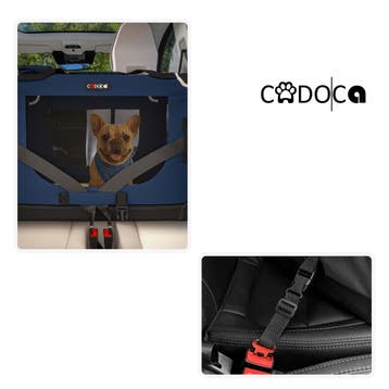 Hondentransportbox Blauw XXXL 101x69x70cm (Voor in Huis), Verzenden, Nieuw