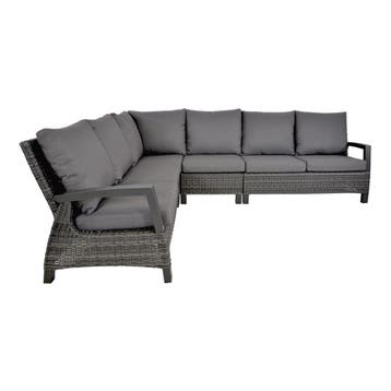 Lounge hoekset Prato Forte - antraciet, Ophalen of Verzenden, Nieuw