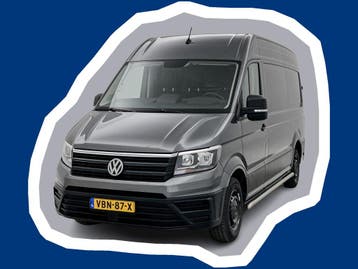Volkswagen Crafter 35 2.0 TDI L3H3 Highline dsg 177pk Trekha, Automaat, Stof, Gebruikt, Euro 6