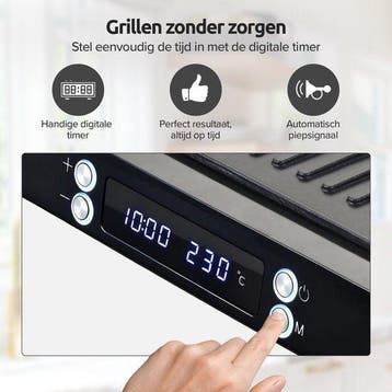 Contactgrill - Tosti apparaat - Tosti ijzer - Grill apparaat, Witgoed en Apparatuur, Verzenden, Zo goed als nieuw