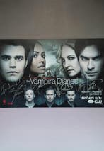 “The Vampire Diaries – Season 8 FULL Cast Hand-Signed Poster, Nieuw