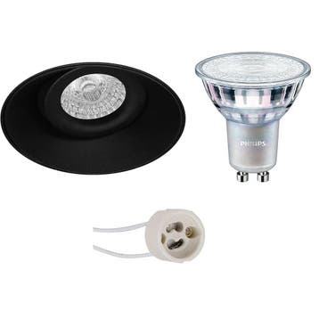 GU10 Inbouwspot Set - Mat Zwart - Inbouw Rond - Trimless -, Ophalen of Verzenden, Nieuw, Overige fittingen, Plafondspot of Wandspot