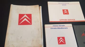 1985/1986 Citroën 2CV6 Instructieboekje Duits (Boordmap!), Verzenden