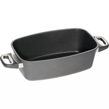 AMT Gastroguss Roestvrijstalen braadslede – 33x21x11 cm, Huis en Inrichting, Keuken | Potten en Pannen, Ophalen of Verzenden, Nieuw