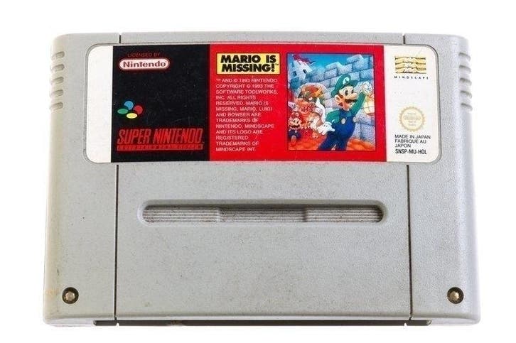 Mario is Missing [Super Nintendo], Spelcomputers en Games, Games | Nintendo Super NES, Zo goed als nieuw, Ophalen of Verzenden