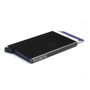 Figuretta Aluminium Hardcase RFID Cardprotector Zwart, Verzenden, Nieuw, Zwart, Overige merken
