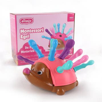 Elissio® Montessori Fijne Motoriek Egel – Roze, Verzenden, Nieuw