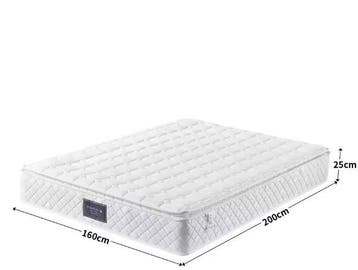 Binnenveringsmatras 90/140/160x200 cm –Oeko-Tex en Microveze, Verzenden, Nieuw