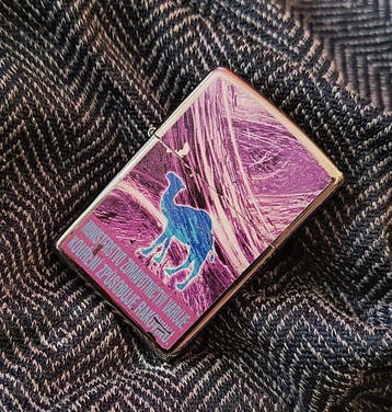 Zippo - Camel - Viloet - double sided - 2014 - Zonder, Verzamelen, Nieuw
