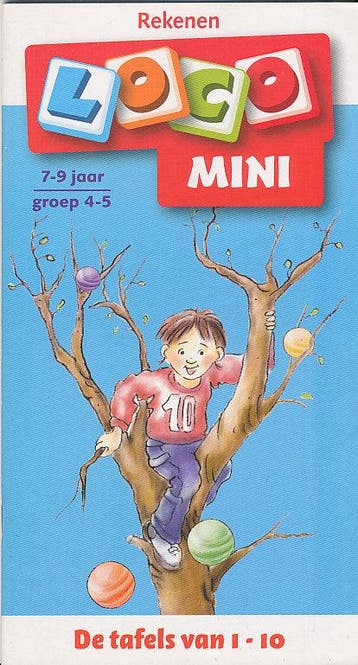 Mini Loco Rekenen De Tafels van 1-10 groep 4-5 (7-9 jaar), Verzenden, Nieuw