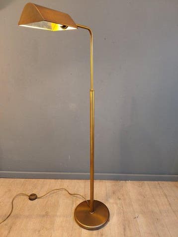 Staande lamp - Messing - In hoogte verstelbaar