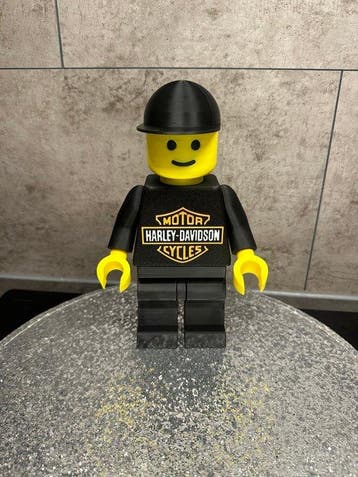 Lego Minifiguur - Custom Item - XL Harley-Davidson Brick, Nieuw