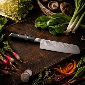 Yaxell Tsuchimon Nakiri Koksmes 18 cm – VG10 Staal – Geh, Ophalen of Verzenden, Nieuw, Overige materialen
