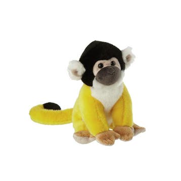 Nature Planet pluche knuffel Squirrel aapje - 18 cm, Verzenden, Nieuw