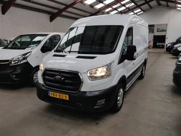 Ford Transit L2H2 | Financial Lease voor 227 p/mnd, Stof, Gebruikt, Overige carrosserieën, Wit
