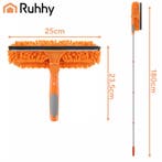 Ruhhy Telescopische raamwisser 1,8 m met 180° draaikop en.., Ophalen of Verzenden, Nieuw