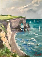 Philippe Laurent (XX-XXI) - Vue dEtretat