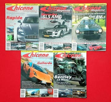 5 nummers Chicane Magazine, Boeken, Auto's | Folders en Tijdschriften, Algemeen, Verzenden, Zo goed als nieuw, Chicane magazine