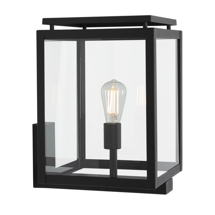 De Vecht XL Muurlamp Zwart met Lichtsensor LED, Tuin en Terras, Buitenverlichting, Verzenden