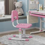 Kinderstoel Sauda bureaustoel 63-75x36x46 cm roze en wit [en, Kinderen en Baby's, Kinderstoelen, Verzenden, Nieuw
