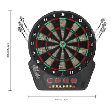 Elektrisch Dartbord met 6 Darts LED Display 27 Spellen, Verzenden, Nieuw